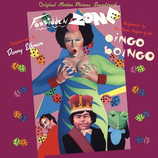 Danny Elfman and The Knights of the Oingo Boingo - The Forbidden Zone - Original Motion Picture Soundtrack LP green USED