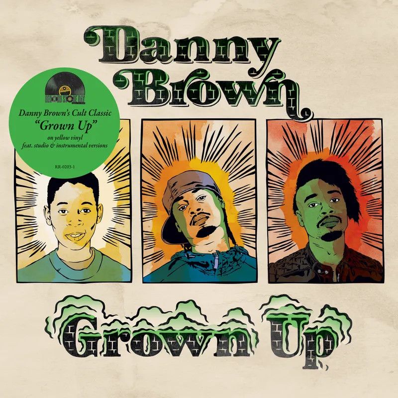 Danny Brown -- Grown Up 7" yellow