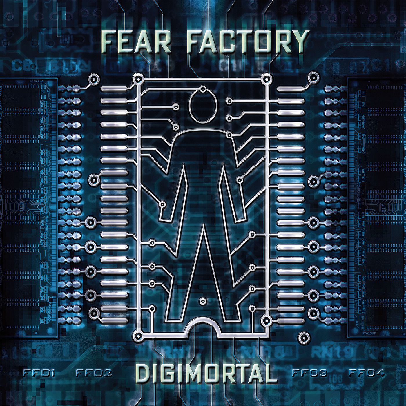 Fear Factory -- Digimortal LP black / blue