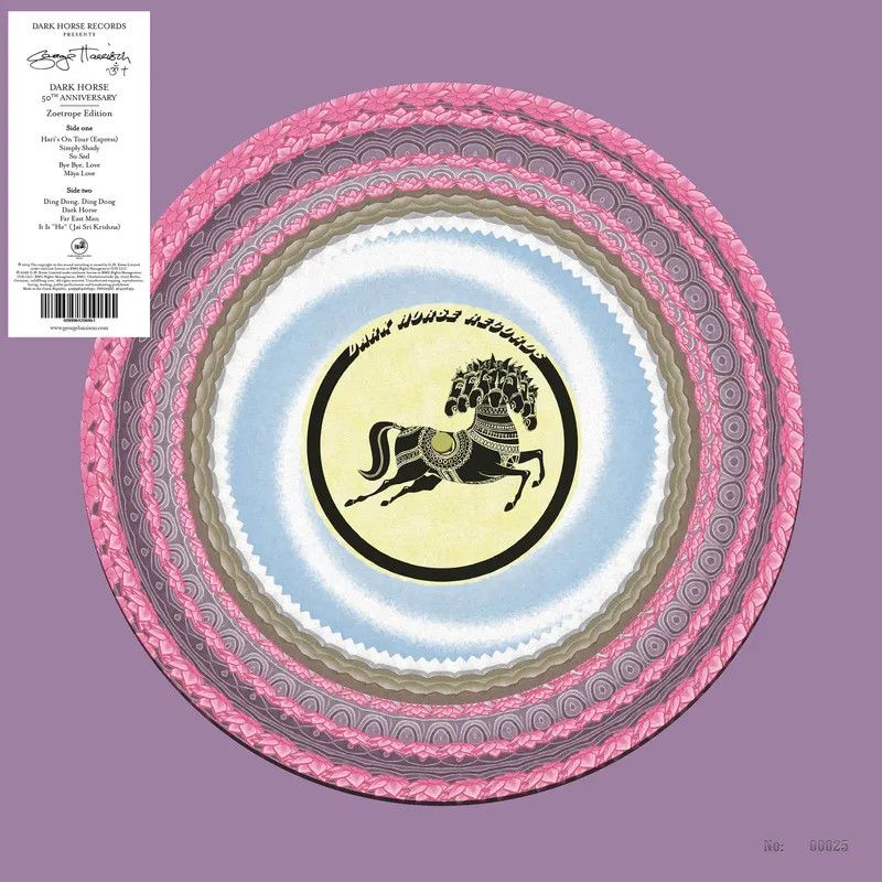 George Harrison -- Darkhorse LP zoetrope picture disc