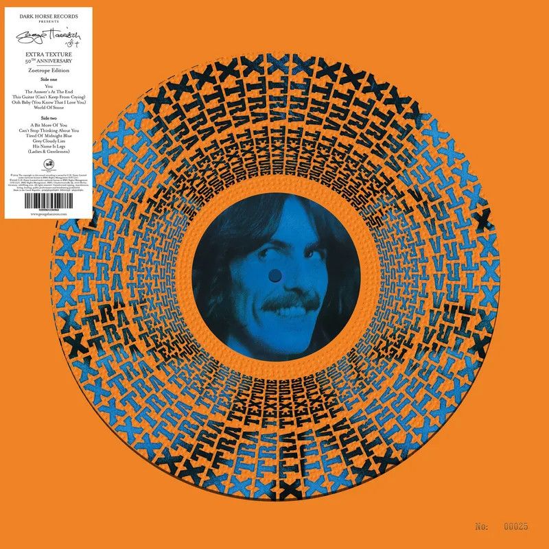George Harrison -- Extra Texture LP zoetrope picture disc