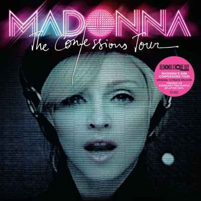 Madonna -- The Confessions Tour - Live From London LP purple/pink splatter