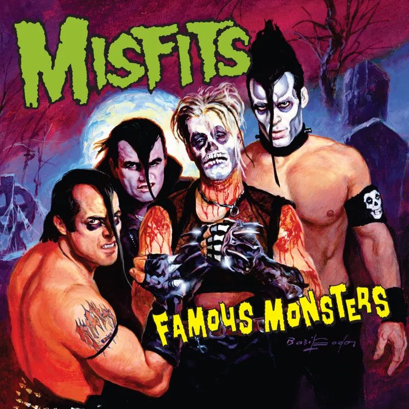 Misfits -- Famous Monsters LP purple &amp; green splatter