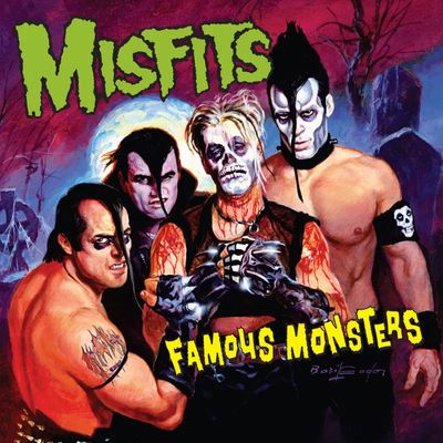 Misfits -- Famous Monsters LP purple &amp; green splatter