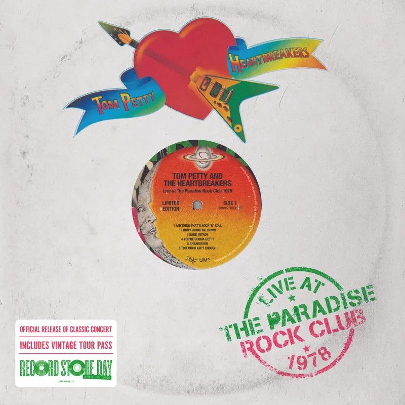 Tom Petty &amp; The Heartbreakers -- July 16, 1978 - Paradise Theater, Boston, MA LP