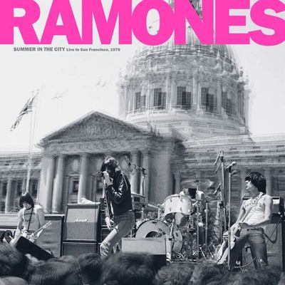 Ramones -- Live in San Francisco LP neon pink