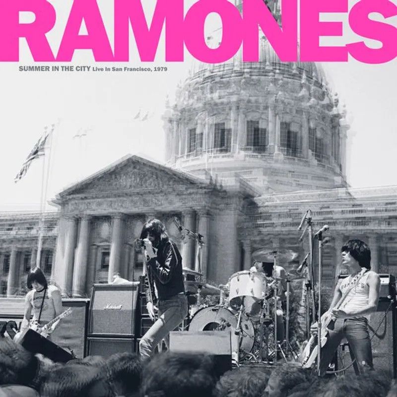 Ramones -- Live in San Francisco LP neon pink