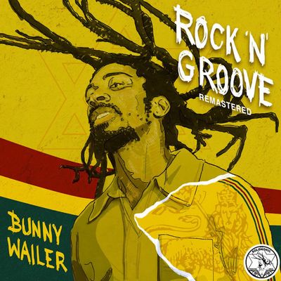 Bunny Wailer -- Rock 'N' Groove LP red, gold &amp; green striped