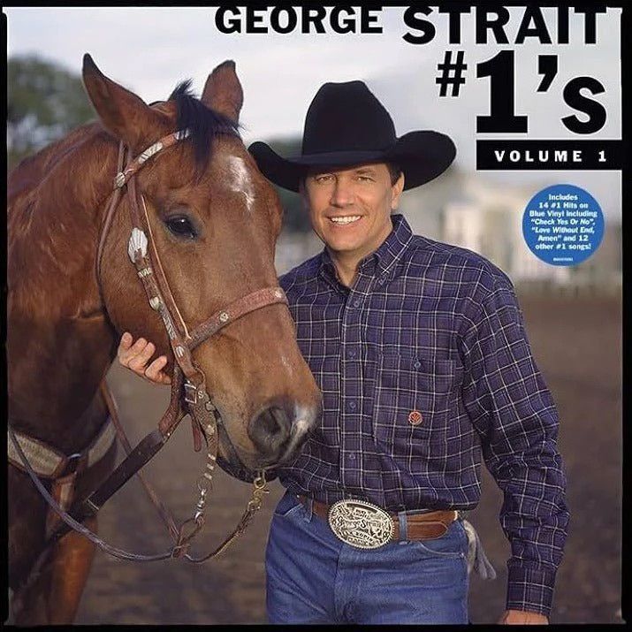 George Strait – #1's Volume 1 LP blue George Strait – #1's Volume 1 LP blue