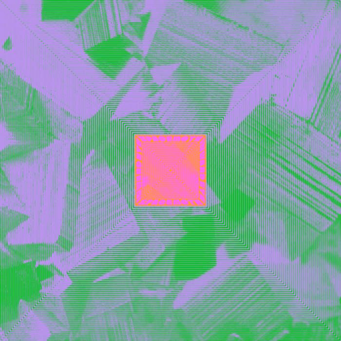 Spacemoth – Inward Eye LP pink &amp; green marble