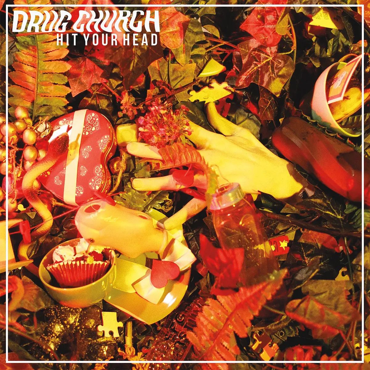Drug Church – Hit Your Head LP pink, yellow & red quad Drug Church – Hit Your Head LP pink, yellow & red quad
