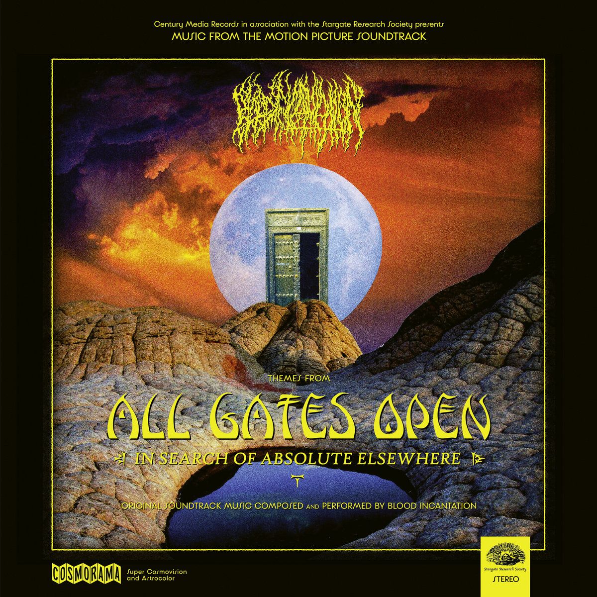 Blood Incantation – All Gates Open (Original Motion Picture Soundtrack) LP algae with blu-ray