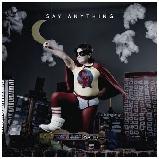 Say Anything  – Say Anything LP pink, blue &amp; yellow stripe