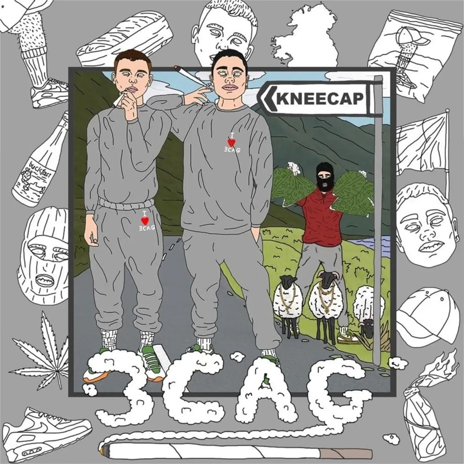 Kneecap – 3CAG LP Kneecap – 3CAG LP