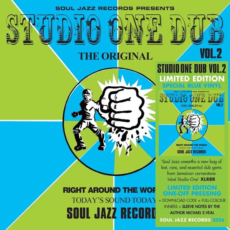 Soul Jazz Records Presents -- Studio One Dub Vol. 2 LP sky blue