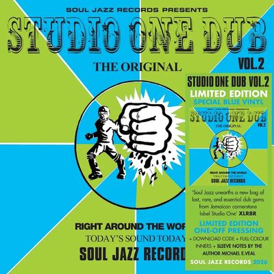 Soul Jazz Records Presents -- Studio One Dub Vol. 2 LP sky blue