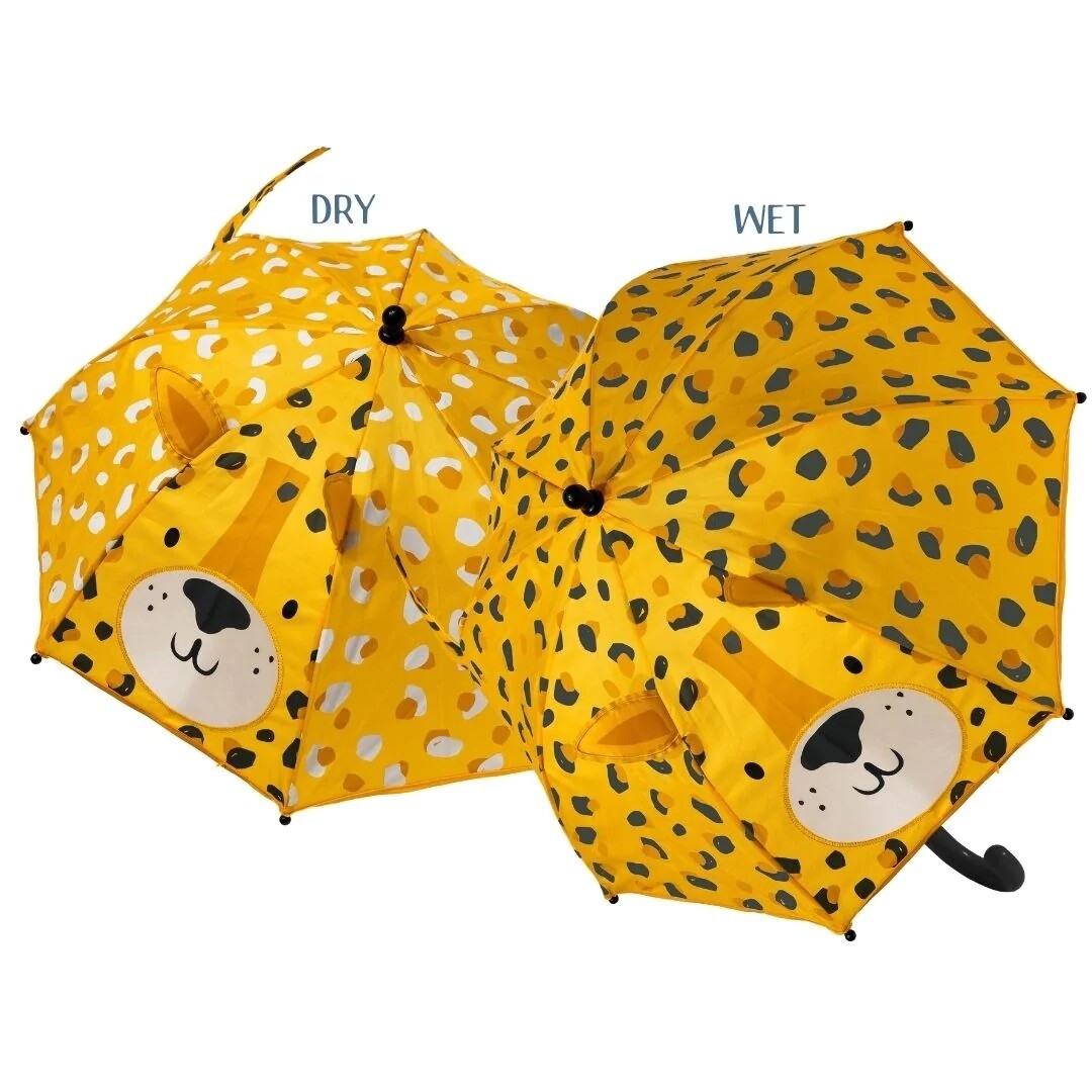 Color Change Umbrella 3D Leopard