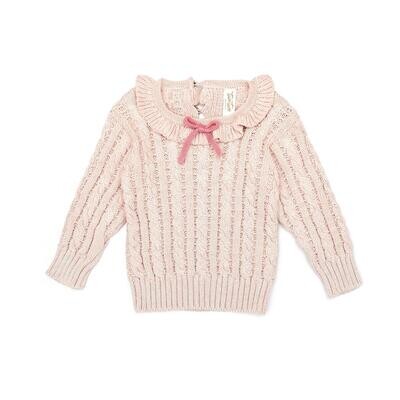 Paulette Sweater Pink Marl