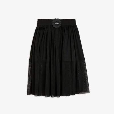 Bat Flower Tulle Skirt 