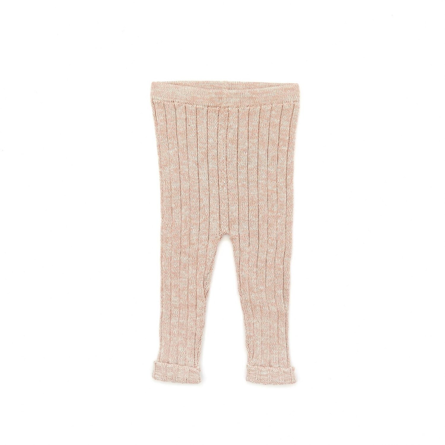 Knitted Leg Silver Pink