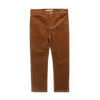 Skinny Cords Leather Brown 