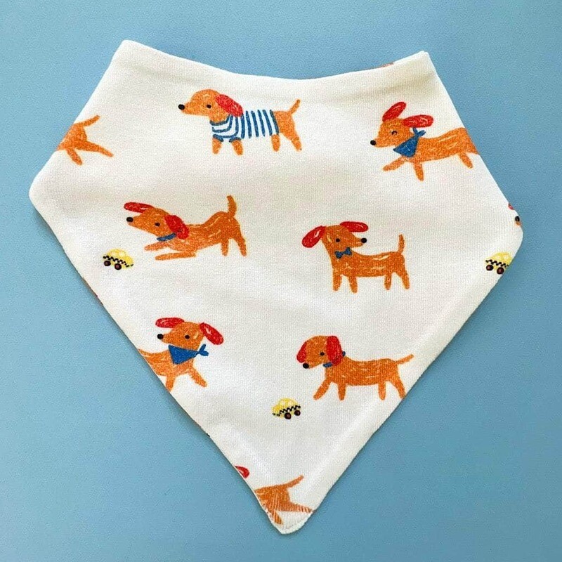 Dogs Kerchief Bib