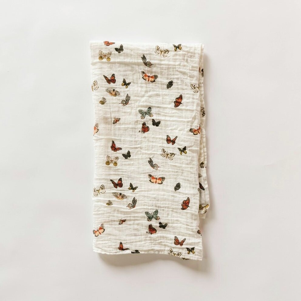 Butterfly Migration Swaddle Blanket