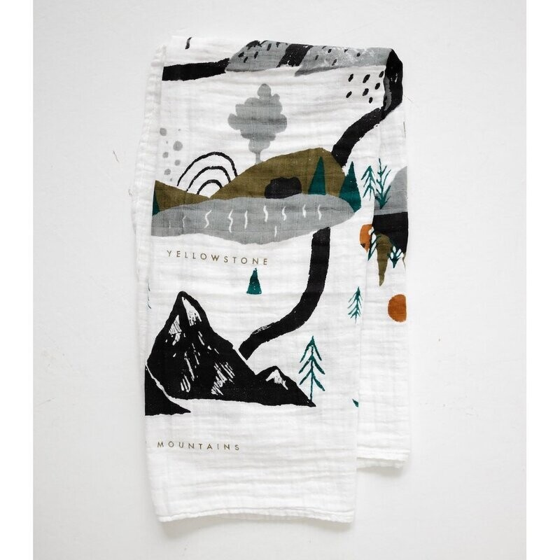 National Parks Swaddle Blanket