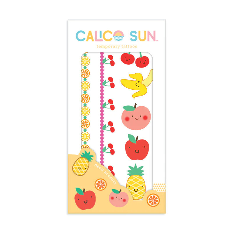 Calico Sun Fruits Tattoos