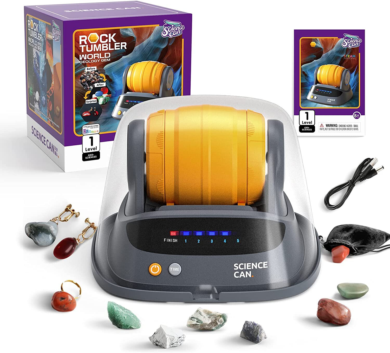 Rock Tumbler World Geology Gem