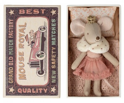 Princess Mouse, Little Sister in Matchbox - Pink
