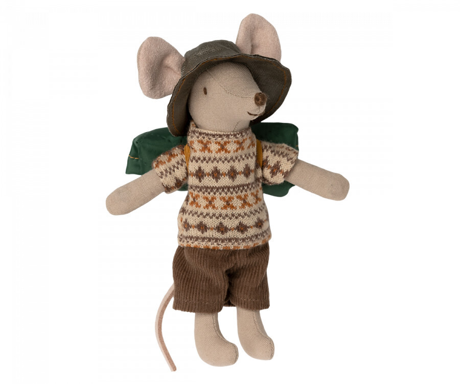 Hiker Mouse, Big Brother - Brown Shorts