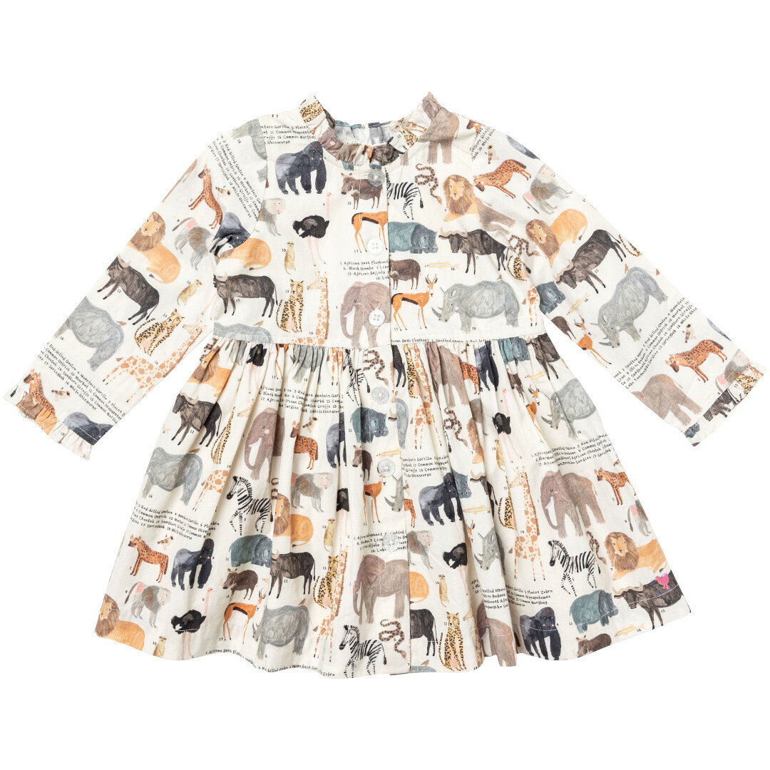 Autumn Dress Animals of Africa, Size: 12