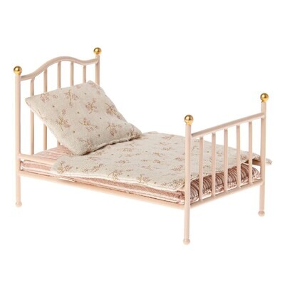 Vintage Bed, Mouse - Rose
