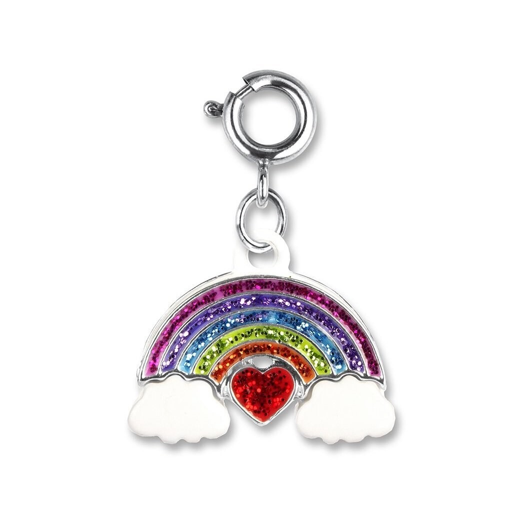 Glitter Rainbow Charm
