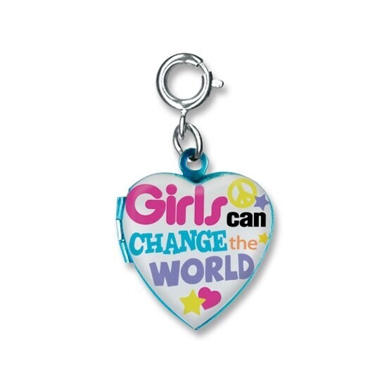 Girls Can Change the World Charm