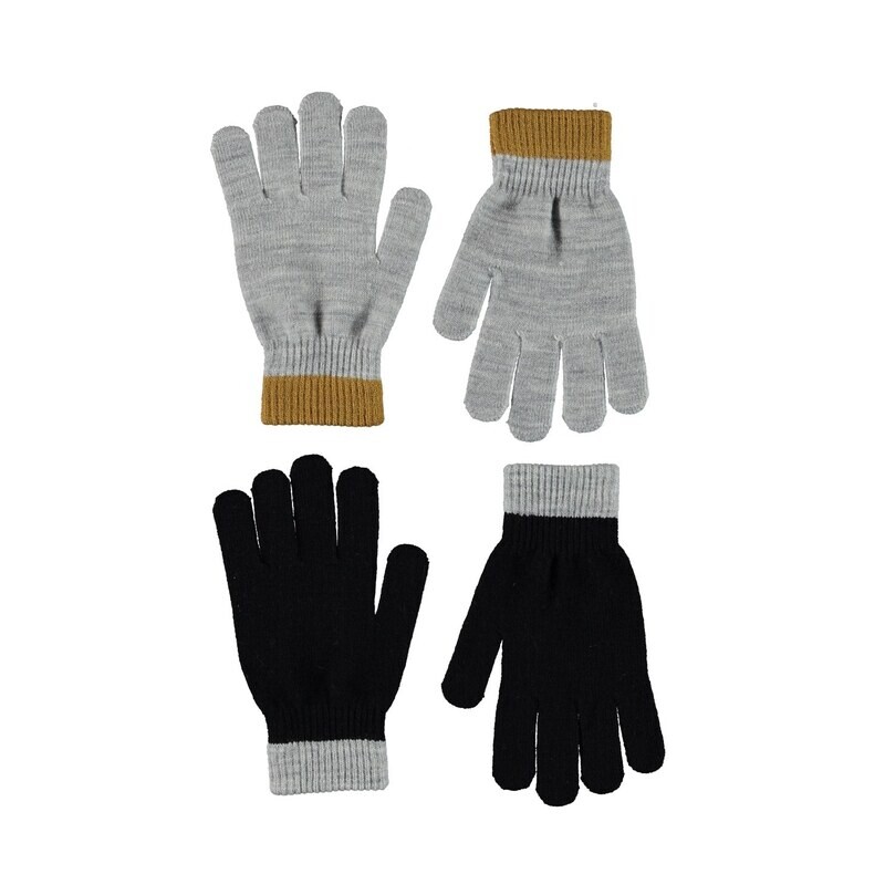 Kello Glove Set Grey Melange