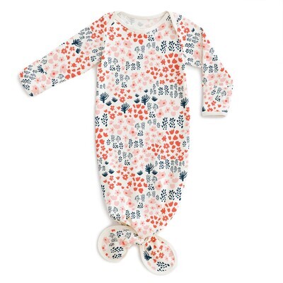 Knotted Baby Gown Meadow