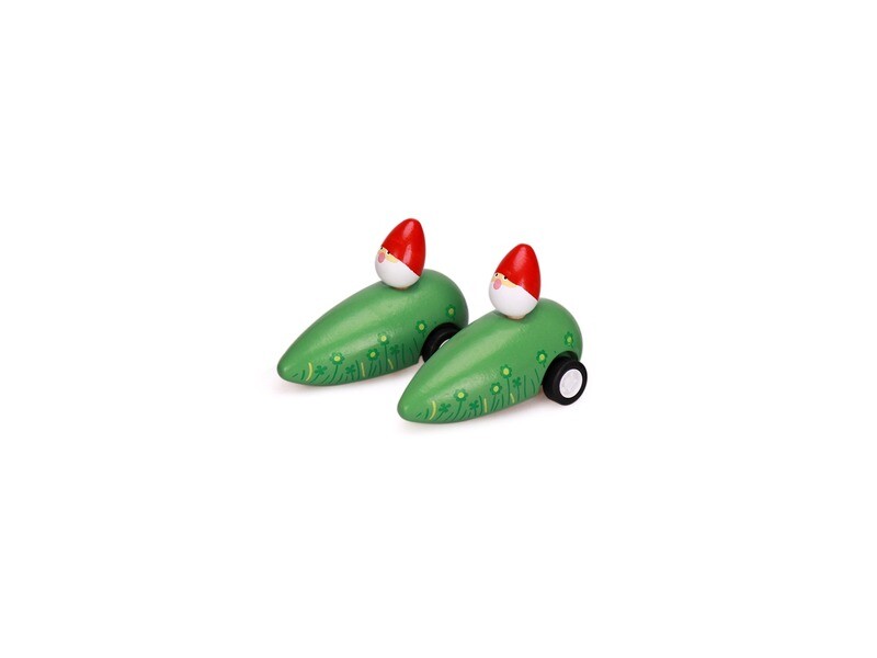 Garden Gnome Pull Back Racer
