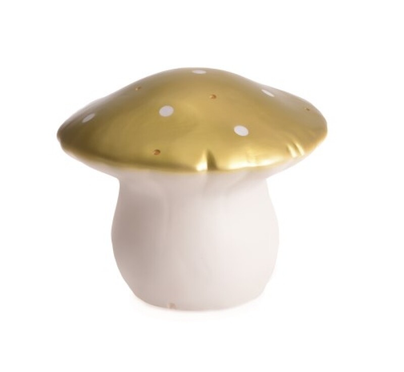 Medium Mushroom Lamp - Gold