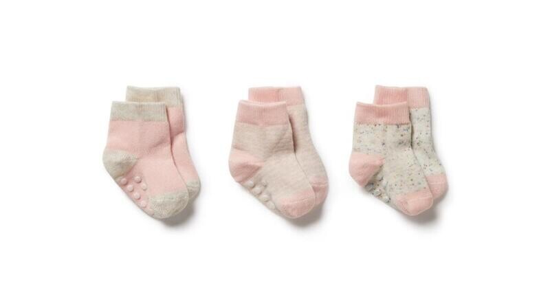 3 Pack Baby Socks Cantaloupe