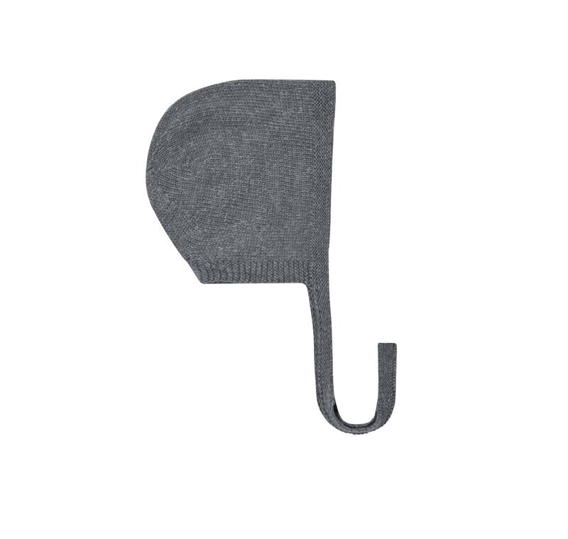 Knit Bonnet Heathered Navy
