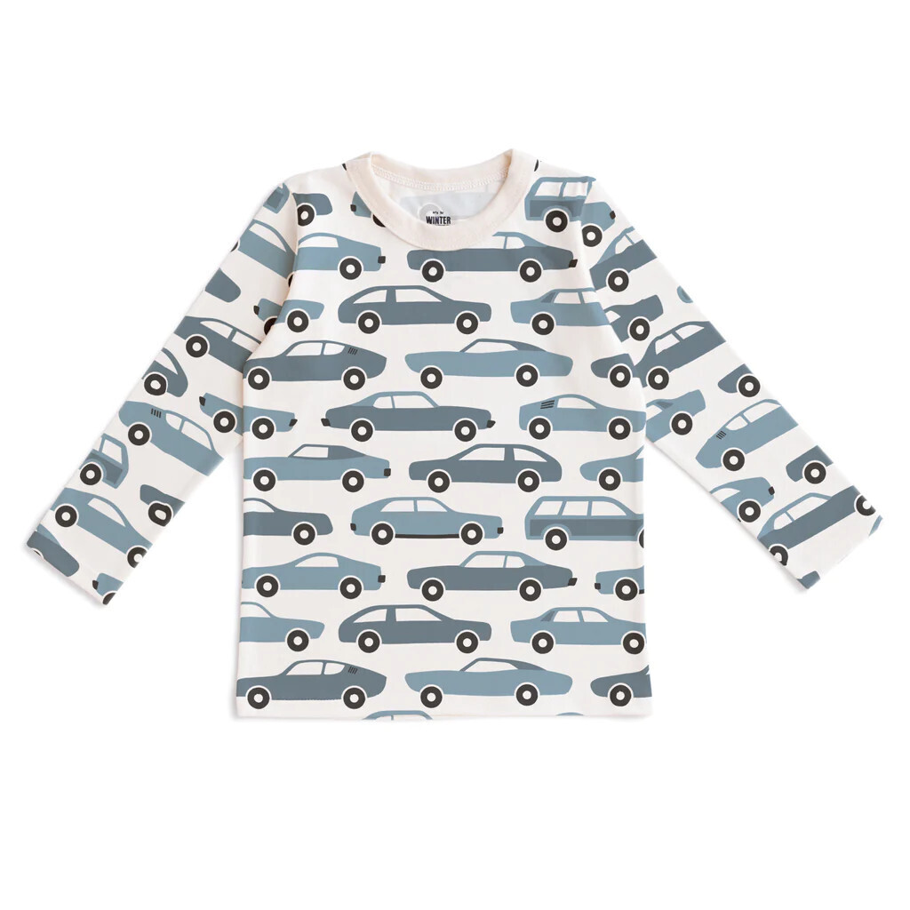 L/S Graphic Tee Vintage Cars, Size: 10