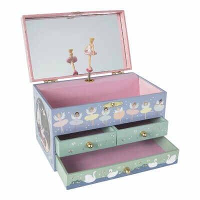 Jewelry Box Enchanted 3-Drawer