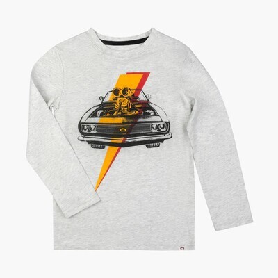 Graphic Long SleeveTee Muscle Car