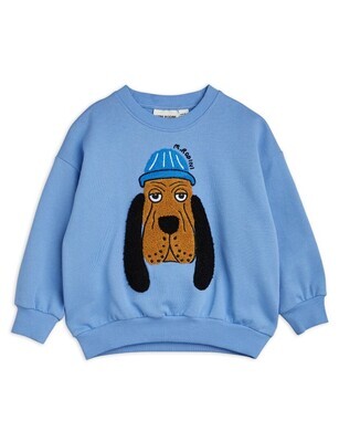 Bloodhound Chenille Sweatshirt Blue