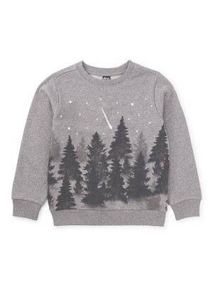 Forest Graphic Popover Med Heather Grey