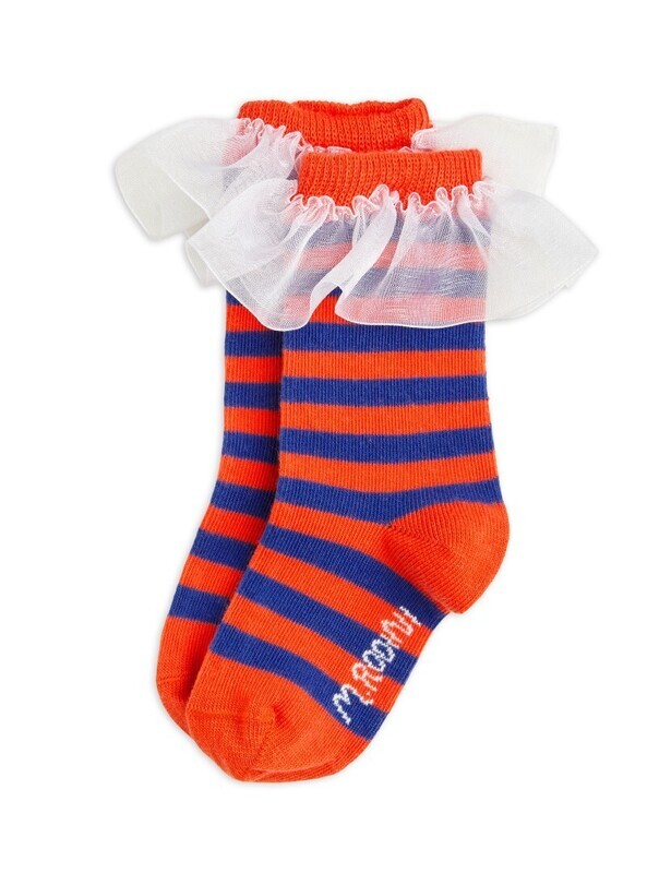 Stripe Frill 1-Pack Socks