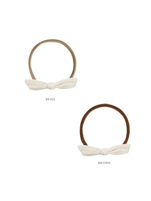 Little Knot Baby Headband One Size Ivory/Beige