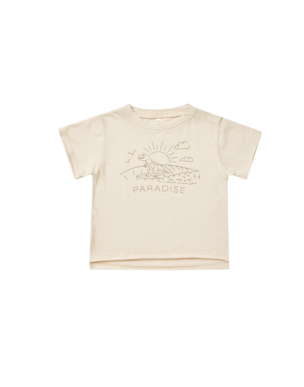 Raw Edge Baby Tee Paradise